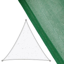 Vela parasole Vela sombreo Verde 500 x 500 x 0,5 cm Tenda