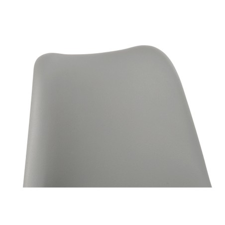 Sedia DKD Home Decor 48 x 55 x 83 cm Schiuma Grigio Marrone polipropilene Faggio