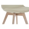 Sedia DKD Home Decor 48 x 54 x 82 cm Beige polipropilene Faggio