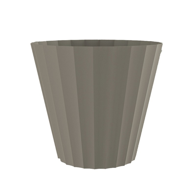 Vaso Plastiken Taupé polipropilene 32 x 29 cm Vaso Plastiken Taupé polipropilene 32 x 29 cm