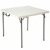 Tavolo Pieghevole Lifetime Bianco Quadrato Acciaio Plastica 86 x 86 x 74 cm