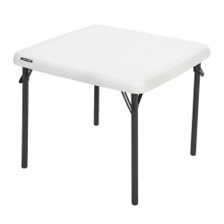 Tavolo per Bambini Lifetime Pieghevole Bianco Acciaio Plastica 61 x 61 x 53,5 cm