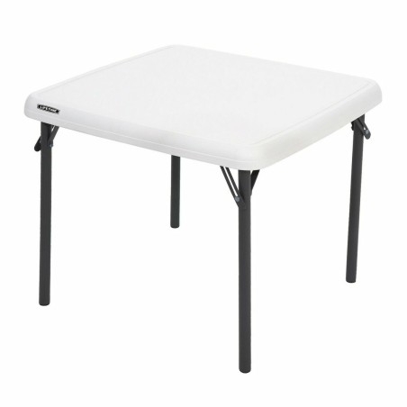 Tavolo per Bambini Lifetime Pieghevole Bianco Acciaio Plastica 61 x 61 x 53,5 cm