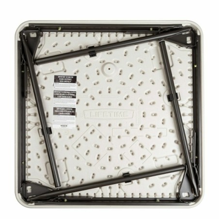Tavolo per Bambini Lifetime Pieghevole Bianco Acciaio Plastica 61 x 61 x 53,5 cm