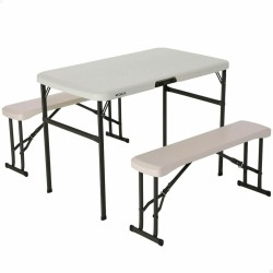Tavolo con sedie Lifetime Crema 106 x 61 x 74 cm