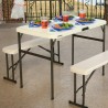 Tavolo con sedie Lifetime Crema 106 x 61 x 74 cm