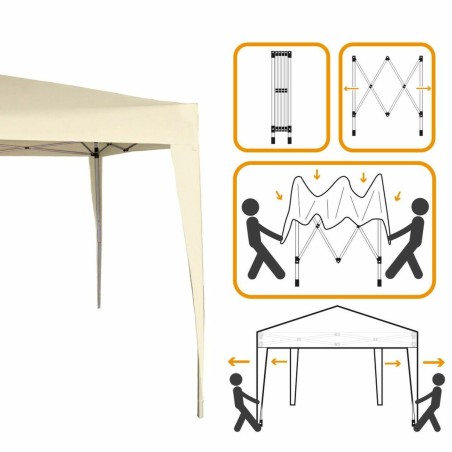 Gazebo Colorbaby Acciaio 300 x 300 x 240 cm