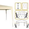 Gazebo Colorbaby Acciaio 300 x 300 x 240 cm