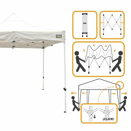 Gazebo Colorbaby Pieghevole Altezza regolabile Acciaio 300 x 300 x 220 cm