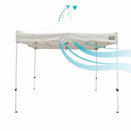 Gazebo Colorbaby Pieghevole Altezza regolabile Acciaio 300 x 300 x 220 cm