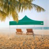 Gazebo Colorbaby Pieghevole Altezza regolabile Acciaio 300 x 300 x 220 cm