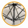Ombrellone Aktive Crema Alluminio Acciaio 270 x 270 cm