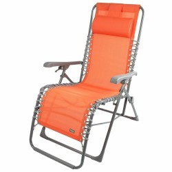 Lettino Aktive Arancio textilene 160 x 52 x 76 cm