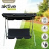 Altalena basculante Aktive 3 posti Nero 180 x 107 x 160 cm
