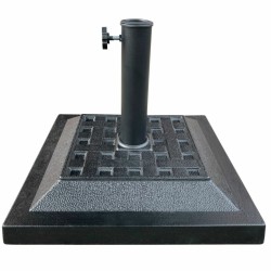 Base per Ombrellone Colorbaby Nero 12 kg Plastica 44 x 44 cm