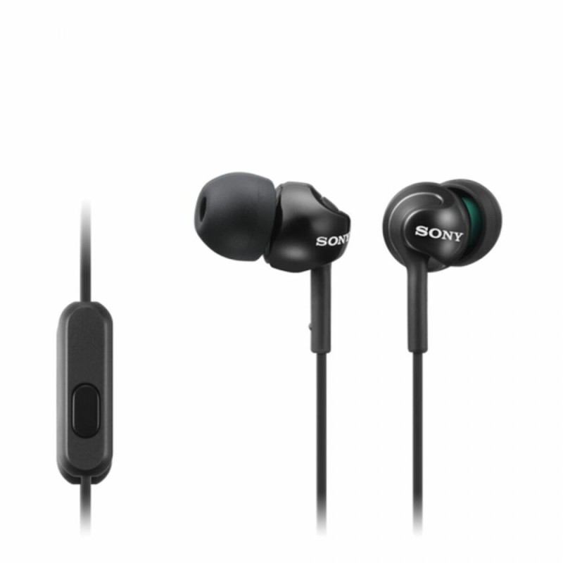 Auricolari con Microfono Sony MDR-EX110AP Nero Auricolari con Microfono Sony MDR-EX110AP Nero