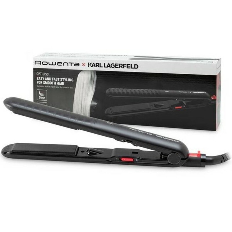 Piastra per Capelli Rowenta SF321L Nero/Rosso Piastra per Capelli Rowenta SF321L Nero/Rosso