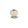 Pomo Rei Bianco Metallo Ø 40 x 36 mm 4 Pezzi