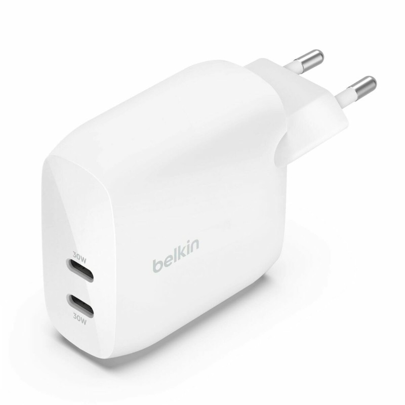 Caricabatterie da Parete Belkin WCB010VFWH Bianco 60 W Caricabatterie da Parete Belkin WCB010VFWH Bianco 60 W