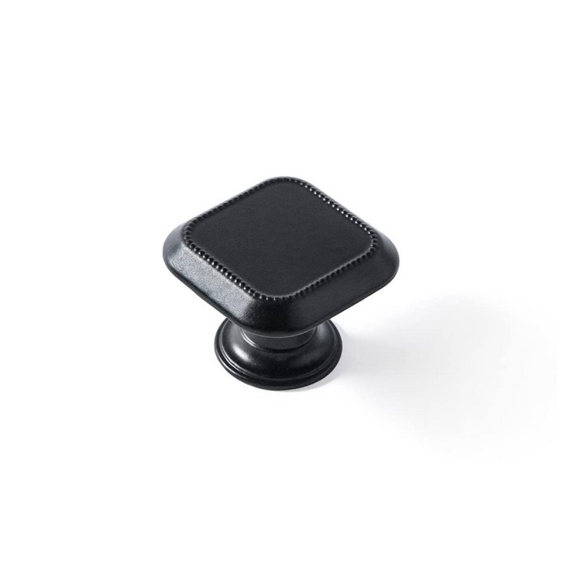 Pomo Rei Nero Nero opaco Metallo 30 x 30 mm 4 Pezzi Pomo Rei Nero Nero opaco Metallo 30 x 30 mm 4 Pezzi