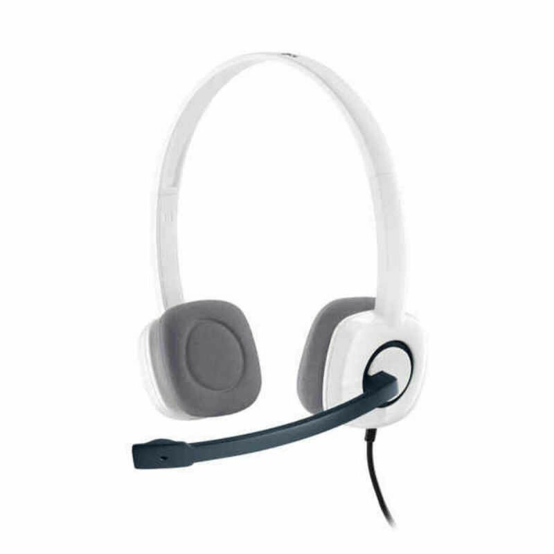 Auricolari con Microfono Logitech Bianco Auricolari con Microfono Logitech Bianco