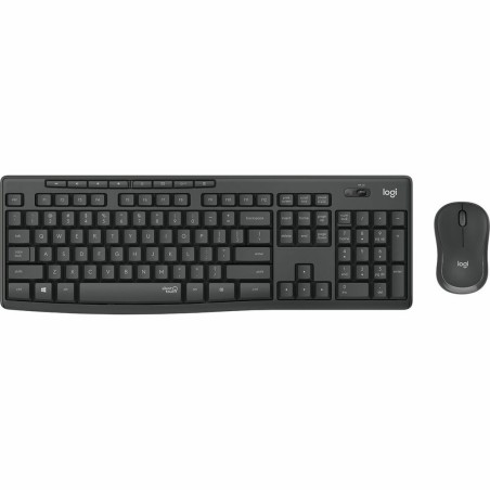 Tastiera e Mouse Wireless Logitech MK295 Nero Qwerty in Spagnolo