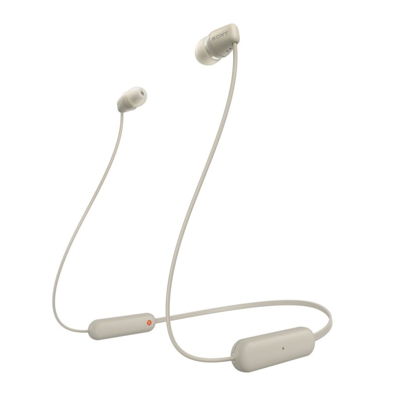 Auricolari Bluetooth Sony WI-C100 Beige Auricolari Bluetooth Sony WI-C100 Beige