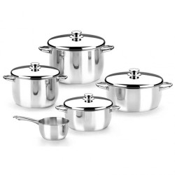 Batteria da Cucina Monix M450001 Acciaio 5 Pezzi