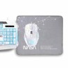 Tastiera e Mouse NASA ANDROMEDA4IN1-W Bianco Multicolore Qwerty in Spagnolo