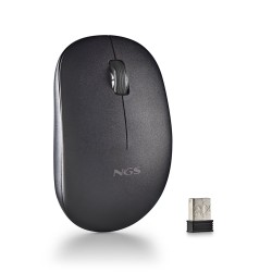 Mouse senza Fili NGS SILENT MOUSE Nero 1000 dpi (1 Unità)