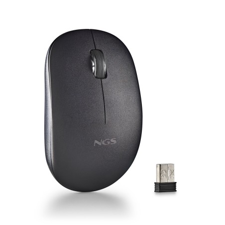 Mouse senza Fili NGS SILENT MOUSE Nero 1000 dpi (1 Unità)