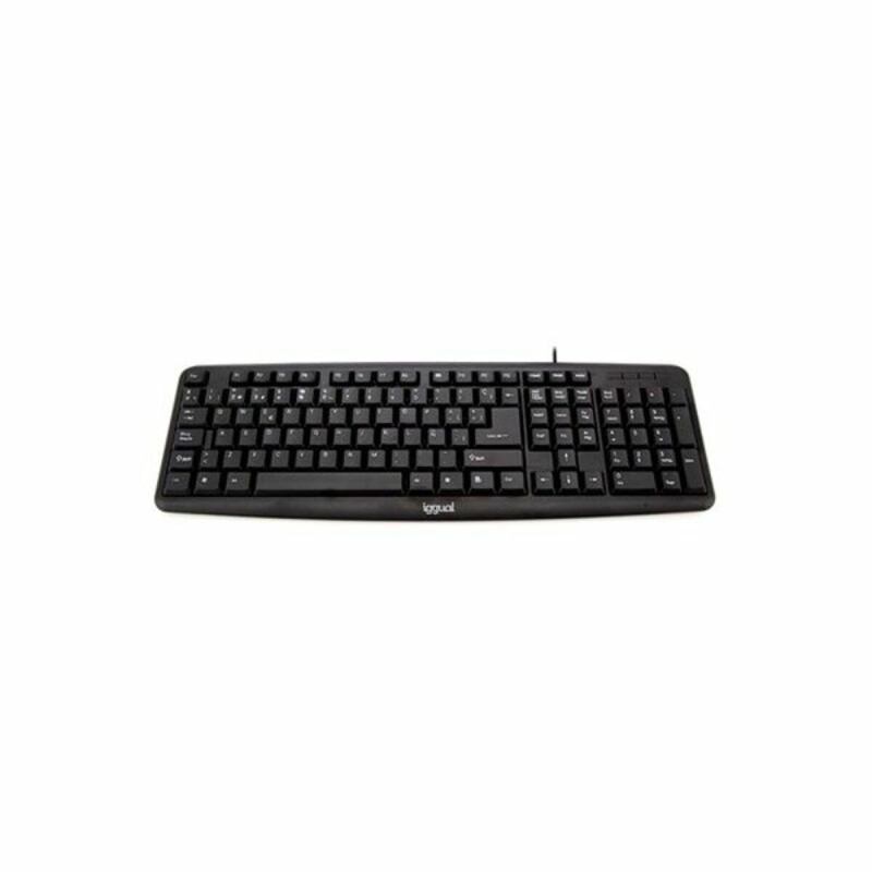 Tastiera iggual QWERTY USB Nero Qwerty in Spagnolo Tastiera iggual QWERTY USB Nero Qwerty in Spagnolo