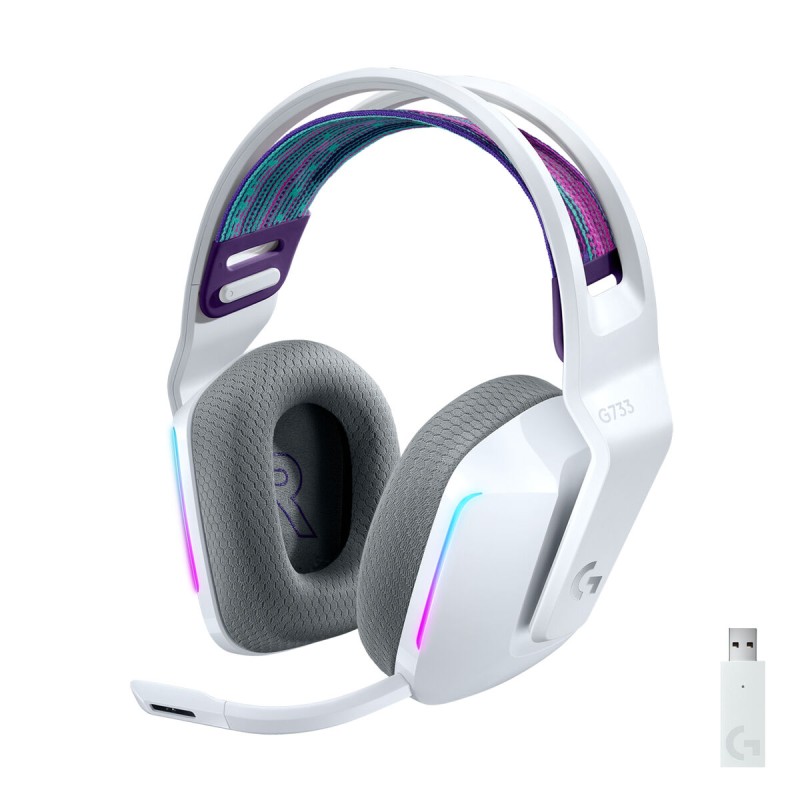 Auricolari Senza Fili Logitech G733 Bianco Auricolari Senza Fili Logitech G733 Bianco