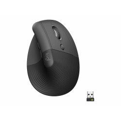 Mouse senza Fili Logitech Lift Graphite Nero (1 Unità)