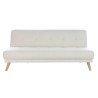 Divano Letto DKD Home Decor 172 x 80 x 76 cm Crema Legno d'albero della gomma Moderno Scandi
