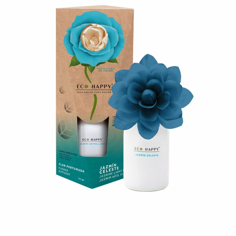 Deodorante per Ambienti Eco Happy Fiore Gelsomino (75 ml) Deodorante per Ambienti Eco Happy Fiore Gelsomino (75 ml)