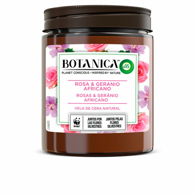 Candela Profumata Air Wick Botanica Geranio Rose 205 g Candela Profumata Air Wick Botanica Geranio Rose 205 g