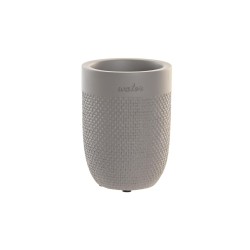 Bicchiere DKD Home Decor Grigio Cemento 8 x 8 x 10,5 cm