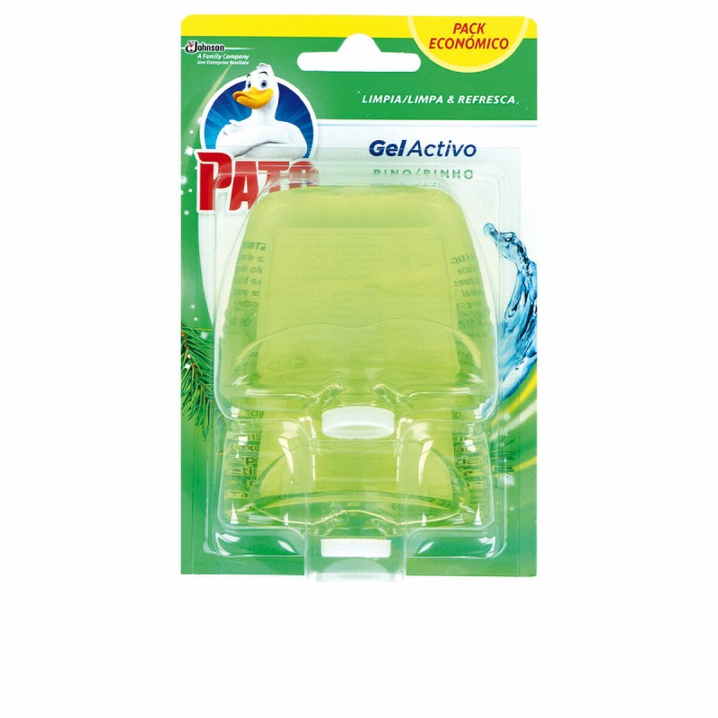 Deodorante per toilette Pato Gel Activo Pino 2 Unità Disinfettante Deodorante per toilette Pato Gel Activo Pino 2 Unità Disinfettante
