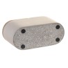 Bicchiere DKD Home Decor Grigio Naturale Bambù Cemento 11 X 4,5 X 6 CM