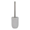 Scopino per il Bagno DKD Home Decor 10 x 10 x 37 cm Cemento Acciaio inossidabile Bianco
