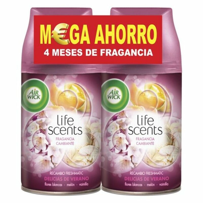 Ricariche Per Diffusore Elettrico Air Wick Life Scents Summer Delights (2 x 250 ml) Ricariche Per Diffusore Elettrico Air Wick Life Scents Summer Delights (2 x 250 ml)