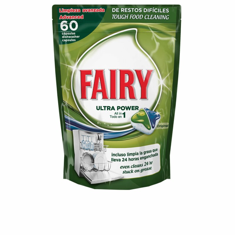 Pastiglie per lavastoviglie Fairy Fairy Todo En Original (60 Unità) Pastiglie per lavastoviglie Fairy Fairy Todo En Original (60 Unità)