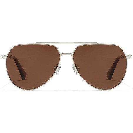 Occhiali da sole Unisex Hawkers Shadow Polarizzate ø 60 mm Dorato Argentato Oro rosa