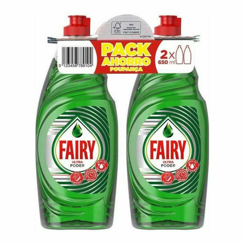 Detersivo Liquido per Stoviglie Fairy 8083935 650 ml (2 x 650 ml) Detersivo Liquido per Stoviglie Fairy 8083935 650 ml (2 x 650 ml)