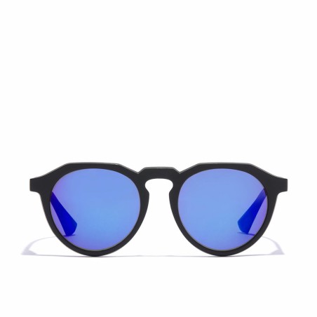 Occhialida sole Unisex Hawkers Warwick Raw Nero Azzurro (Ø 51,9 mm)