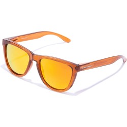 Occhiali da sole Unisex Hawkers One Raw Polarizzate Ø 55,7 mm Rosa Trasparente