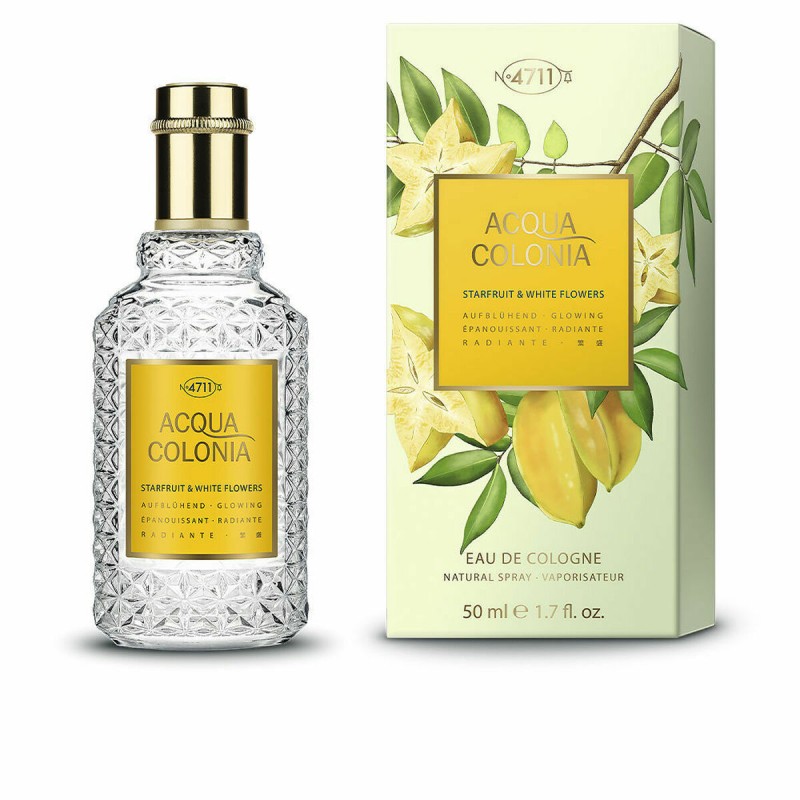 Profumo Unisex 4711 Acqua Colonia EDC 50 ml Carambola Fiori bianca Profumo Unisex 4711 Acqua Colonia EDC 50 ml Carambola Fiori bianca
