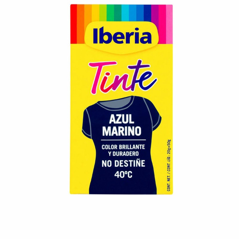 Inchiostro per Abbigliamento Tintes Iberia Blu Marino 70 g Inchiostro per Abbigliamento Tintes Iberia Blu Marino 70 g