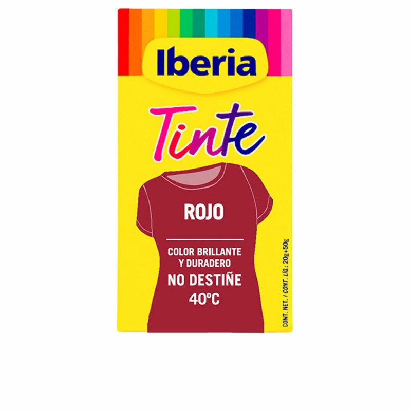 Inchiostro per Abbigliamento Tintes Iberia Rosso 70 g Inchiostro per Abbigliamento Tintes Iberia Rosso 70 g